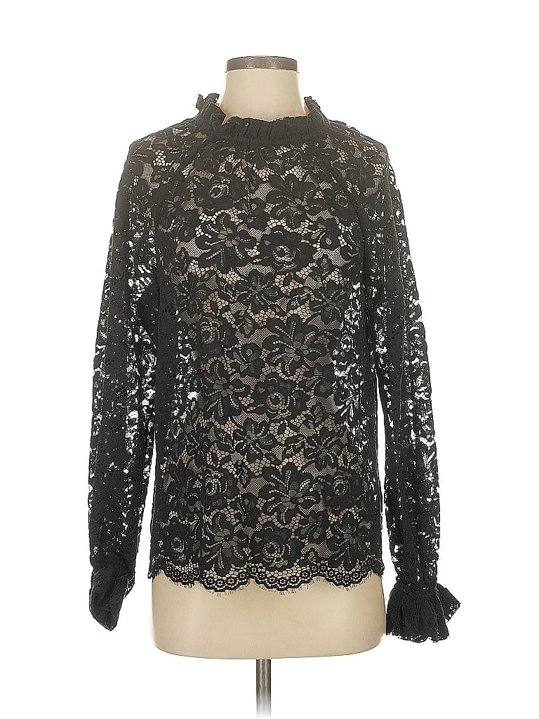 Hill House Black Long Sleeve Blouse Size S - photo 1