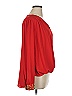 Boston Proper 100% Polyester Red Long Sleeve Blouse Size XL - photo 4