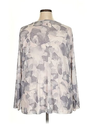 LOGO by Lori Goldstein Long Sleeve Blouse (view 2)