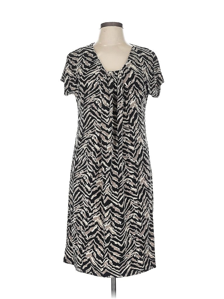 Pre-owned Dana Buchman Casual Dress In Gray
