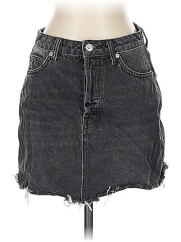 We the Free Denim Skirt (view 1)