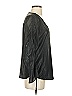 Guess 100% Polyester Metallic Black 3/4 Sleeve Blouse Size XS - photo 4
