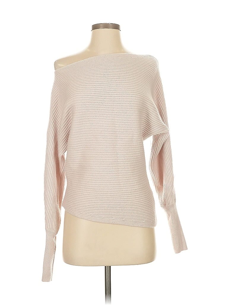Pre-owned Intermix Pullover Sweater In Brown
