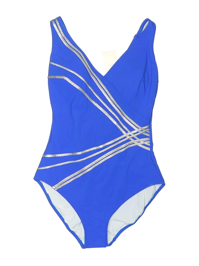 Click to view more detailed imagery on our partner's website Pre-owned Gottex One Piece Swimsuit In Blue