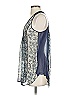 Clover Canyon Blue Sleeveless Blouse Size S - photo 5