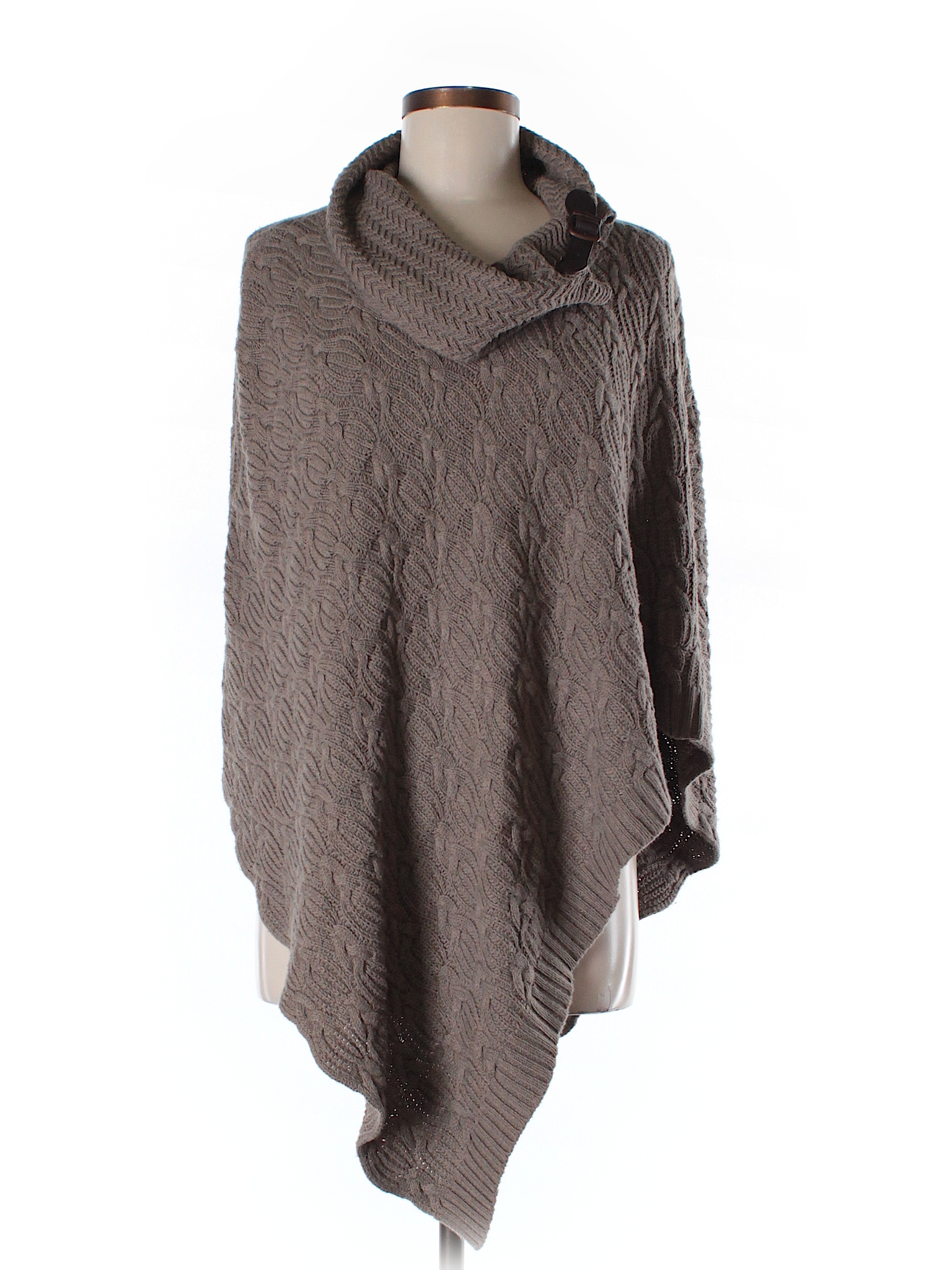 Eight Eight Eight 100% Cotton Solid Gray Poncho Size M - 56% off | thredUP