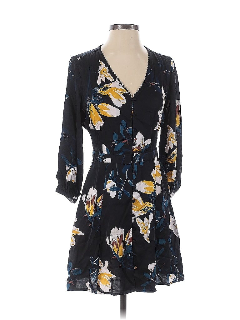 Pre-owned Knot Sisters Casual Dress In Blue