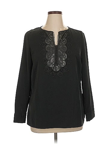 Noir Long Sleeve Blouse (view 1)