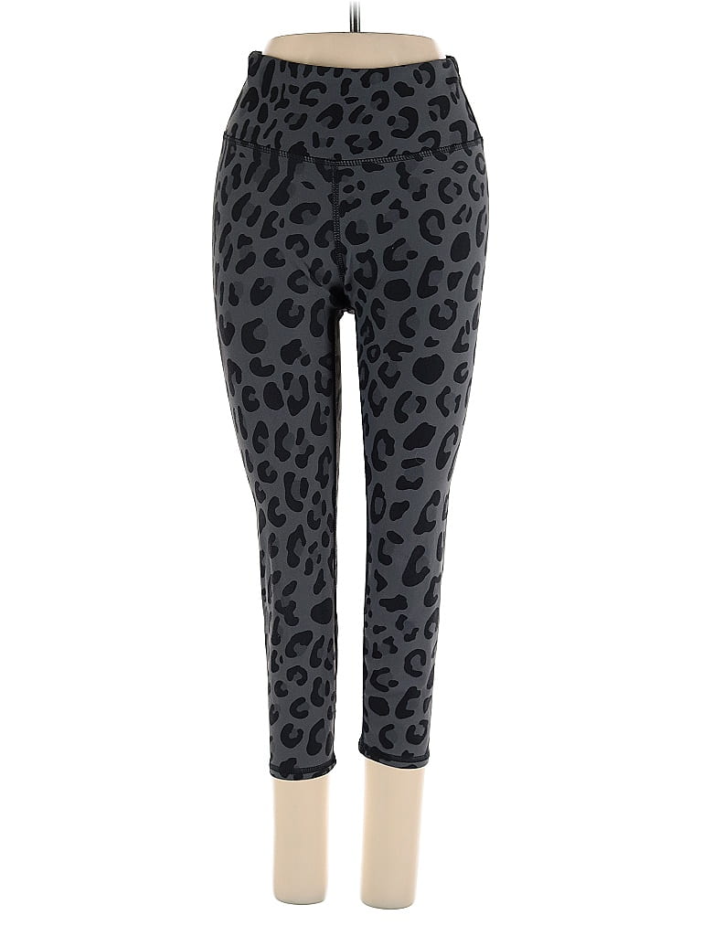 Pre-owned Assorted Brands Leggings In Gray