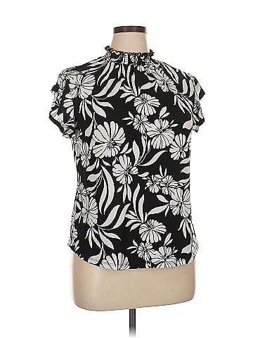 Adrienne Vittadini Short Sleeve Blouse (view 1)