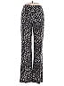Norma Kamali Animal Print Black Casual Pants Size L - photo 1