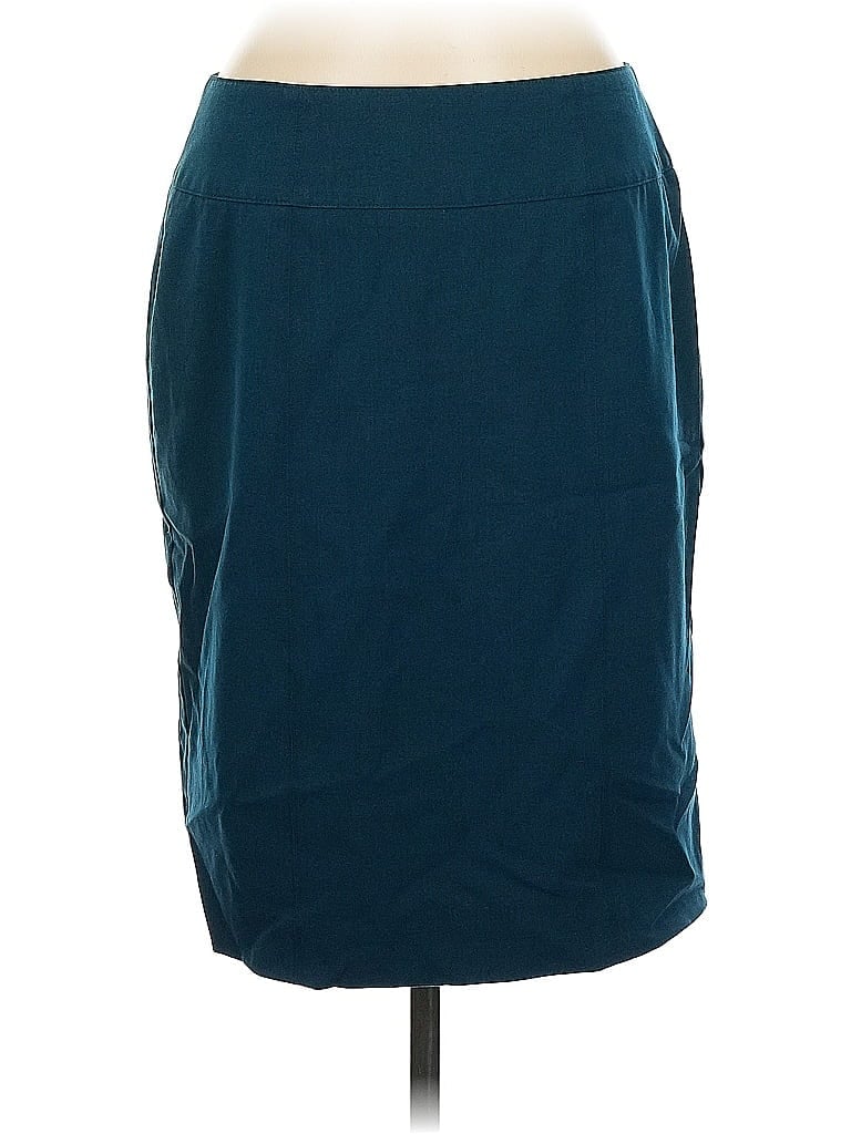 Pre-owned Worthington Casual Skirt In Blue