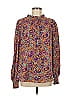 Jodifl Paisley Purple Long Sleeve Blouse Size M - photo 1