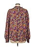 Jodifl Paisley Purple Long Sleeve Blouse Size M - photo 2