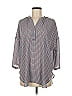Violet & Claire Gray 3/4 Sleeve T-Shirt Size M - photo 1
