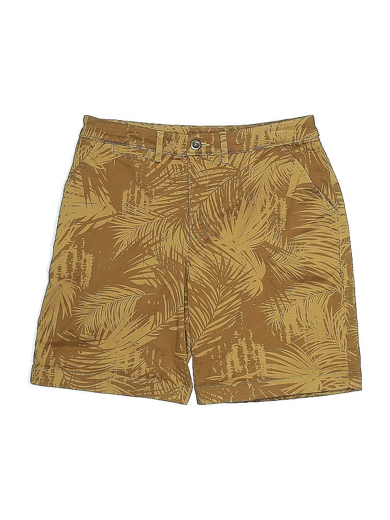 Pre-owned Garnet Hill Khaki Shorts In Brown