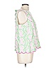 Crown & Ivy 100% Cotton Green Sleeveless Blouse Size L - photo 3