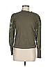 Tiny 100% Cotton Green Long Sleeve T-Shirt Size M - photo 1