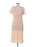Trixxi 100% Polyester Print Ivory Orange Cocktail Dress Size XL - photo 1