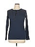 Gap Body Blue Long Sleeve Henley Size XL - photo 1