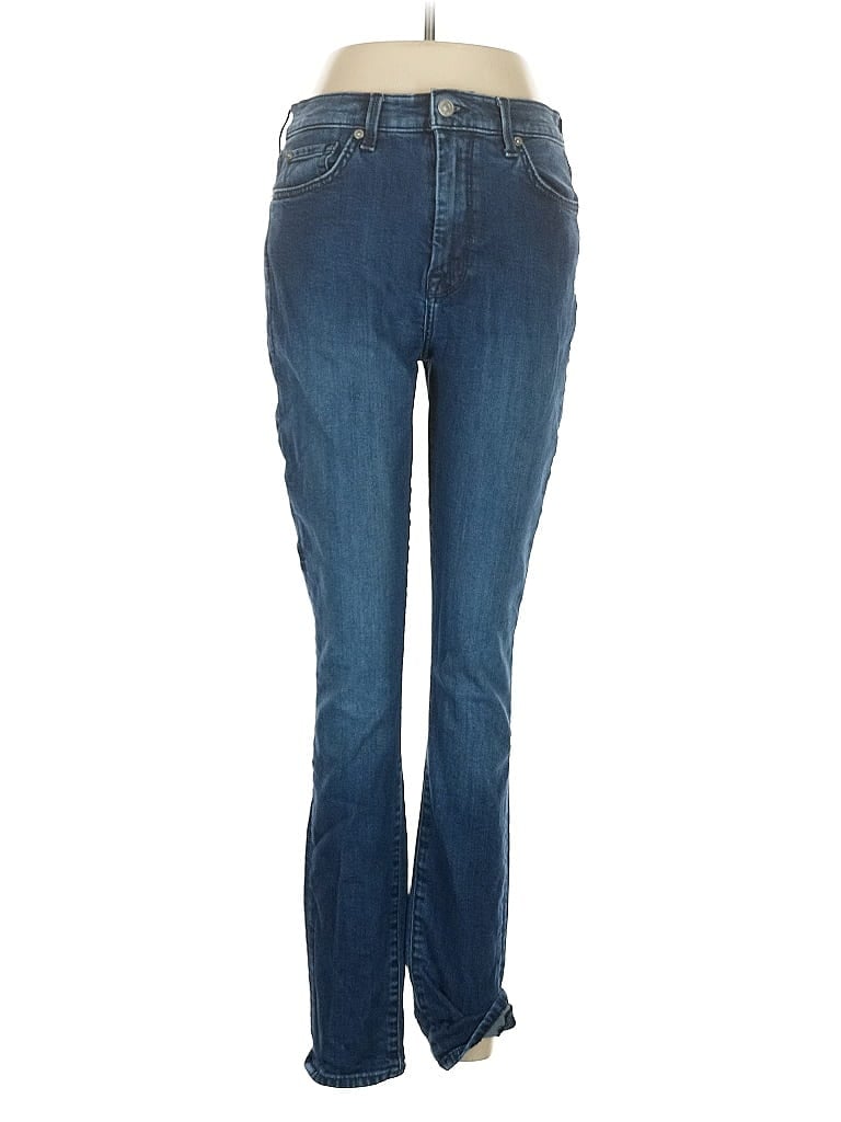 Pre-owned 7 For All Mankind Jeans In Blue