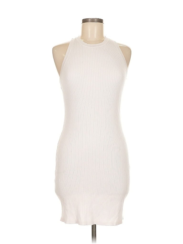 Pre-owned Sun-deh Cocktail Dress In White