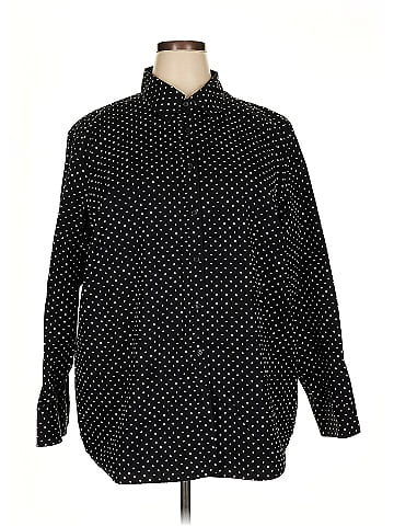 Jones New York Signature Long Sleeve Button-Down Shirt (view 1)