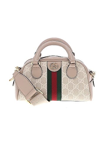 Gucci Ophidia Convertible Boston Top Handle Bag GG Coated Canvas Mini (view 1)