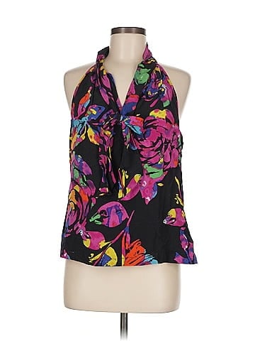 Trina Turk Sleeveless Silk Top (view 1)