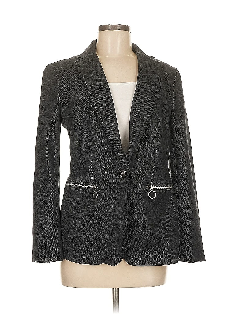 Pre-owned Ann Taylor Blazer Jacket In Black