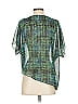 CAbi 100% Polyester Green Short Sleeve Blouse Size XS - photo 2