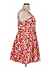 Chelsea28 100% Cotton Floral Red Cocktail Dress Size XL - photo 3