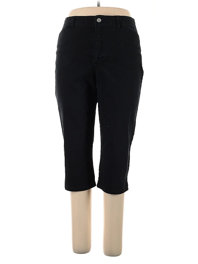 Pre-owned Gloria Vanderbilt Casual Pants In Black