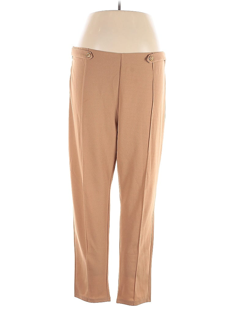 Pre-owned Shein Curve Dress Pants In Brown