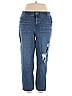 Terra & Sky 100% Elastane Blue Jeans Size 22 - photo 1