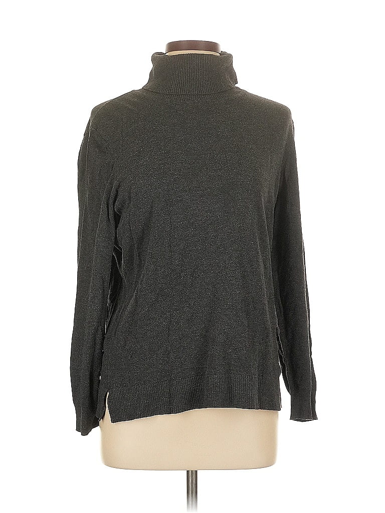 ALFANI Pre-owned Turtleneck Sweater In Gray
