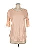 Soho JEANS NEW YORK & COMPANY 100% Cotton Pink 3/4 Sleeve T-Shirt Size M - photo 1