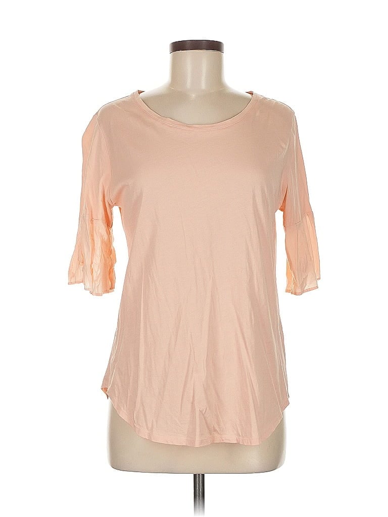 Soho JEANS NEW YORK & COMPANY 100% Cotton Pink 3/4 Sleeve T-Shirt Size M - photo 1