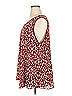 Tua 100% Polyester Burgundy Sleeveless Blouse Size XL - photo 5