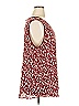 Tua 100% Polyester Burgundy Sleeveless Blouse Size XL - photo 4