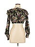 Forever 21 100% Viscose Black 3/4 Sleeve Blouse Size L - photo 1