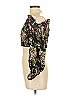 Forever 21 100% Viscose Black 3/4 Sleeve Blouse Size L - photo 5