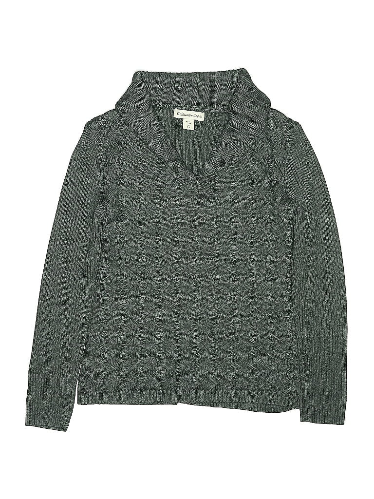 Click to view more detailed imagery on our partner's website Pre-owned Coldwater Creek Kids' Turtleneck Sweater In Gray