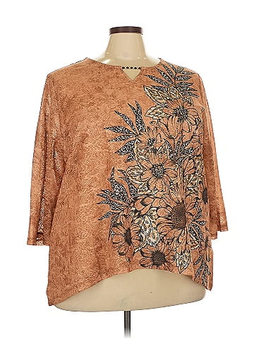 Alfred Dunner 3/4 Sleeve Top (view 1)