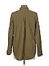 Sonoma Goods for Life 100% Cotton Solid Green Long Sleeve Button-Down Shirt Size L - photo 2