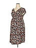 Motherhood Print Brown Casual Dress Size XL - photo 1