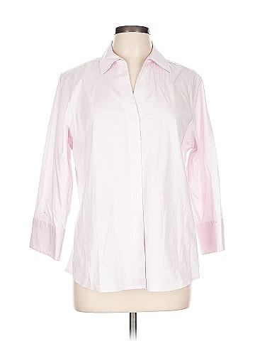 Foxcroft 3/4 Sleeve Button-Down Shirt (view 1)