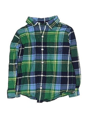 Janie and Jack Long Sleeve Button-Down Shirt (view 1)