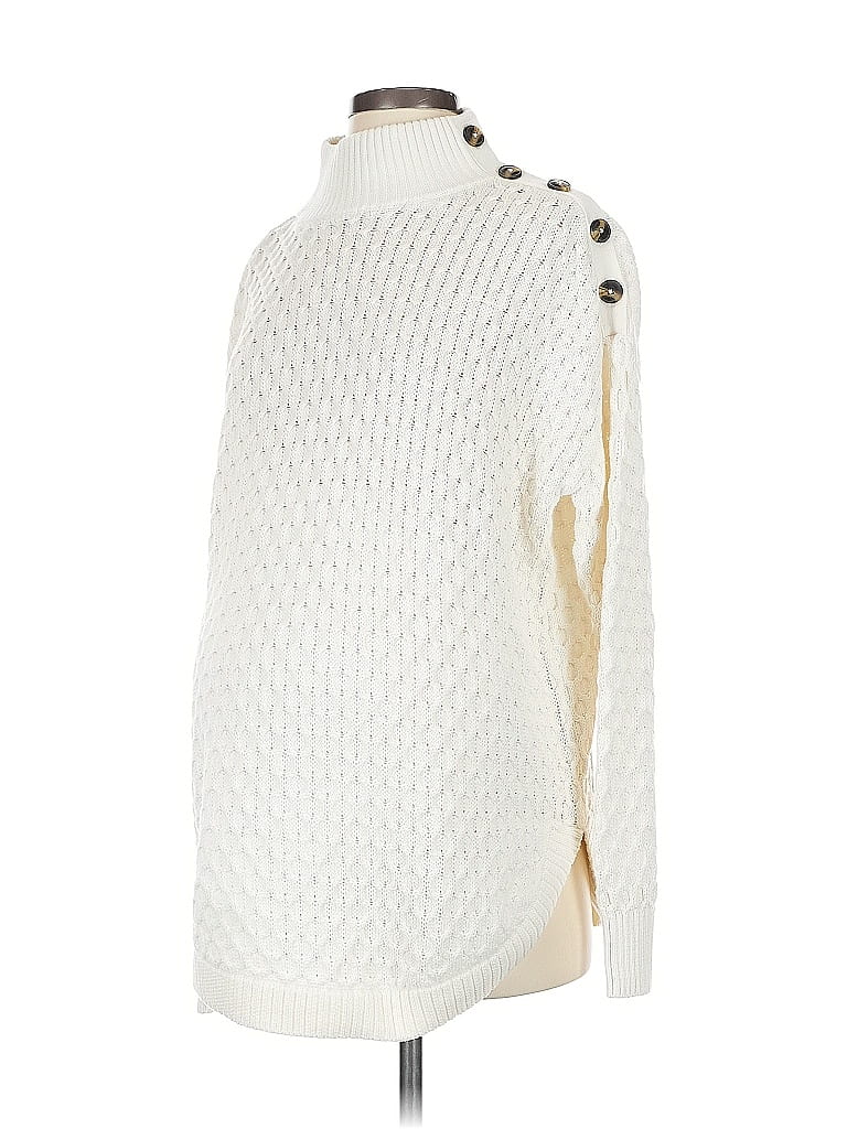 Motherhood Ivory Turtleneck Sweater Size S - photo 1
