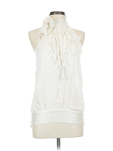 Bebe Sleeveless Silk Top (view 1)
